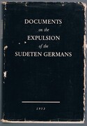 Documents on the Expulsion of the Sudeten Germans:
Foreword to the English edition F. A. Voight. Translated by Gerda Johannsen.