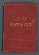 Norway and Sweden:
Handbook for Travellers.  With  20 (of 21 maps) and 11 plans.  Third Revised Edition.